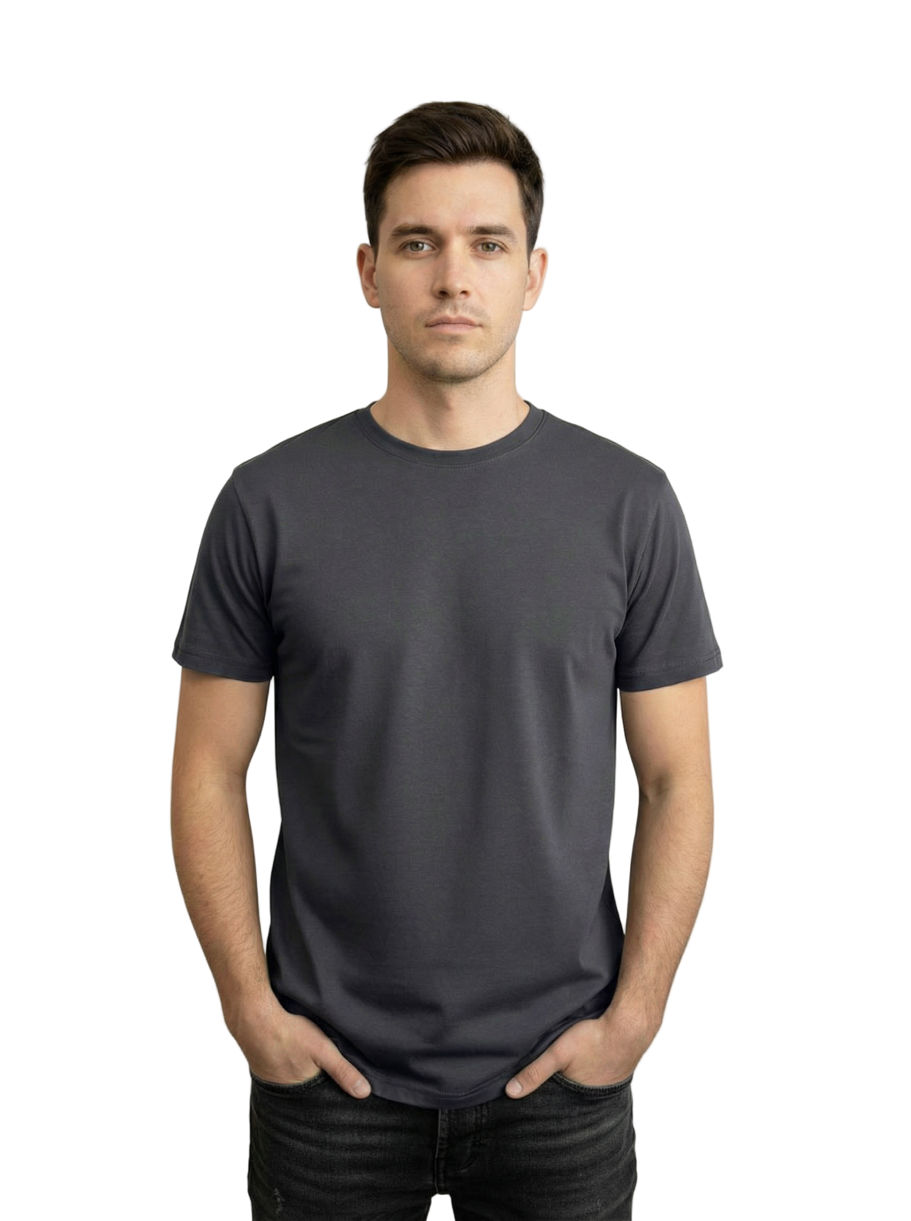 Unisex T-Shirts Grey T-Shirt Grey_8f24f5b0-c9d1-4ffa-baa7-b1fa1f21b124 TEE TALES