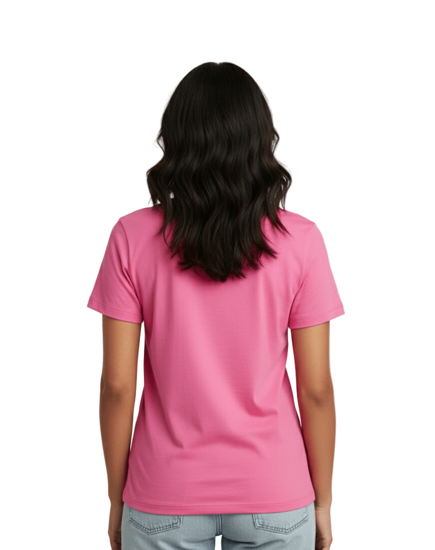 Women's T-Shirts T-Shirt pink_back_side_911fa68f-92d0-4b04-8d3f-4e309675867e TEE TALES